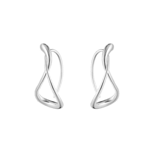 Georg Jensen Mercy Earhoops in Silver